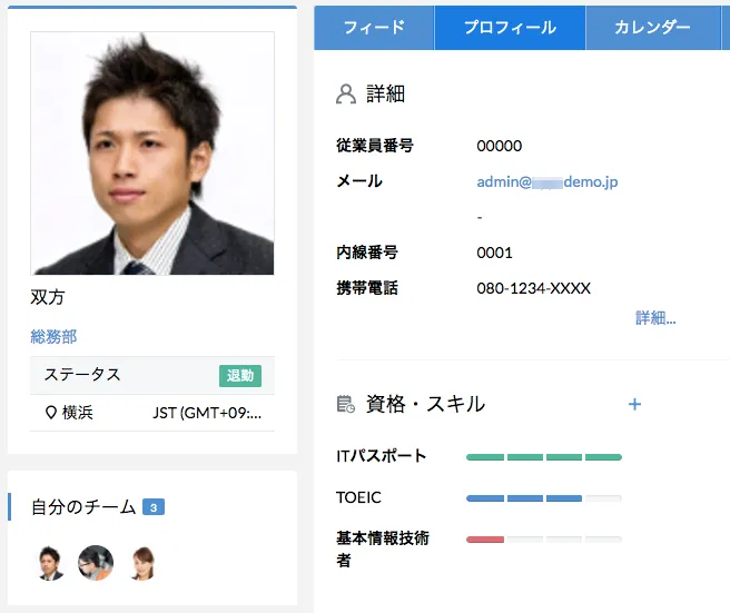 人事情報の一元管理