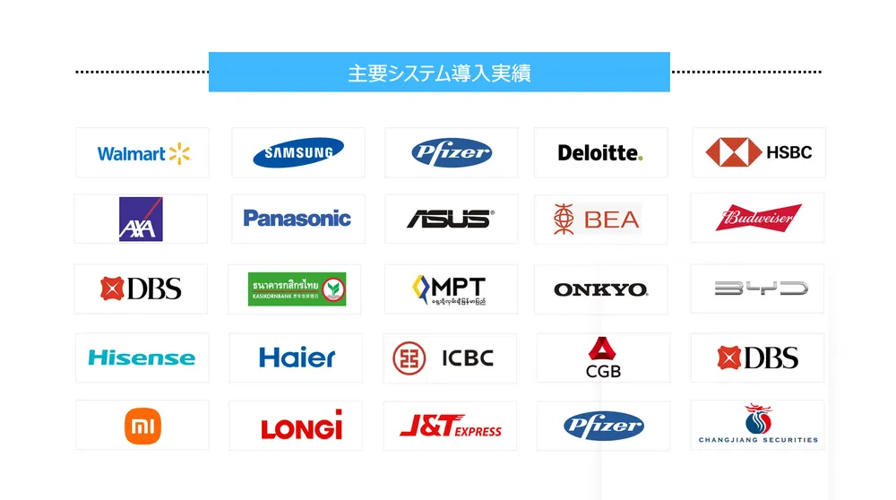 主要システム導入実績