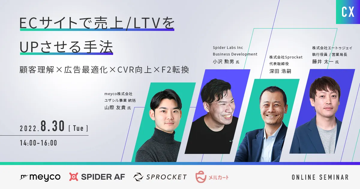 ECサイトで売上/LTVをUPさせる手法 〜顧客理解×広告最適化×CVR向上×F2転換〜