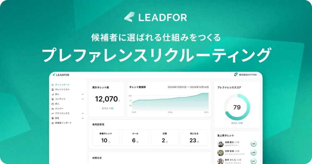 候補者に選ばれる採用を設計するプレファレンスリクルーティング