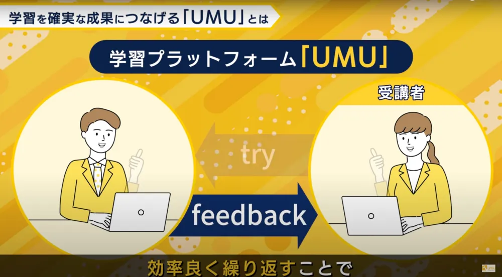 学習を確実な成果につなげるラーニングプラットフォーム「UMU」