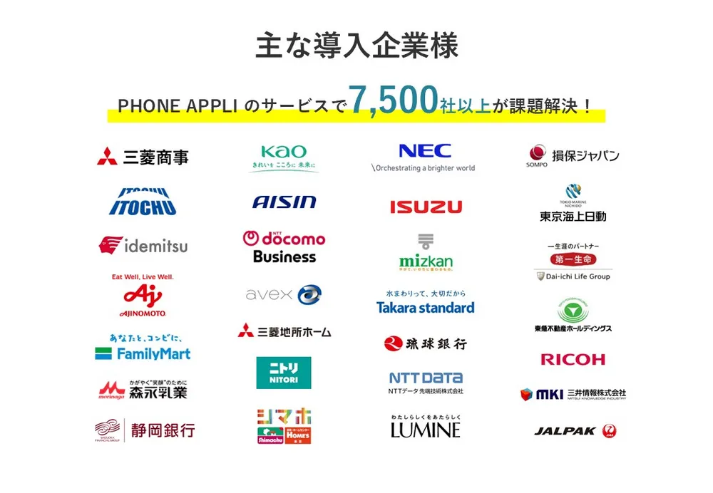 導入企業数 約7,500社