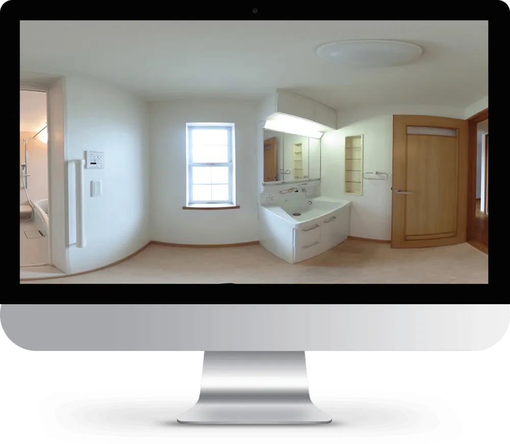 その場にいるような360度VR内見