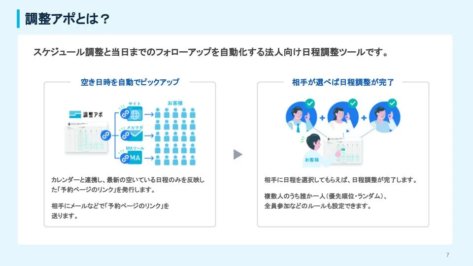調整アポとは？