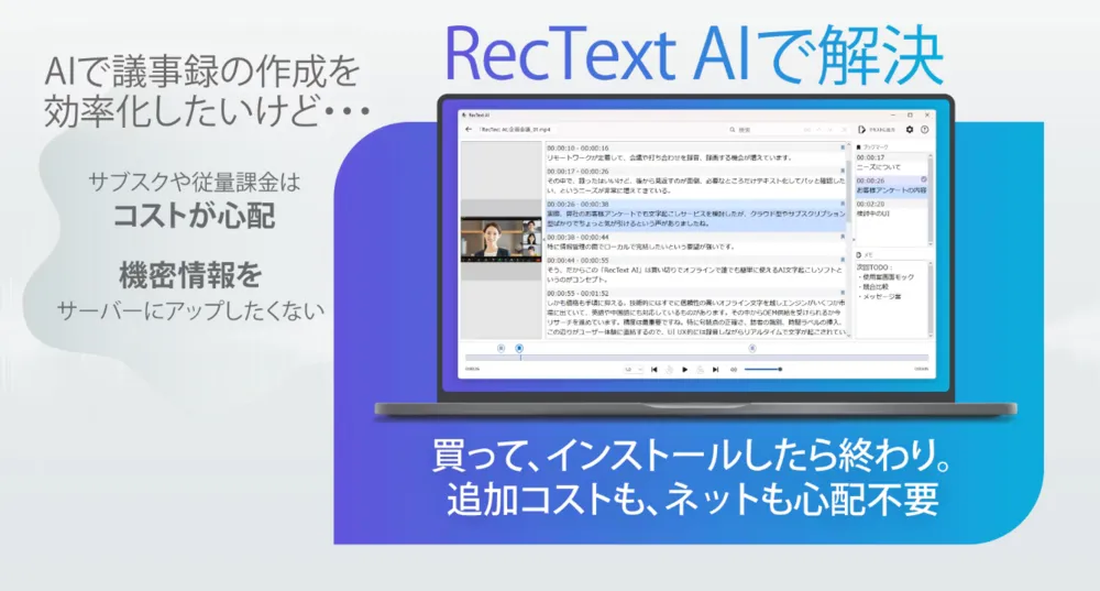 思い切り使える、買い切りのAIソフト