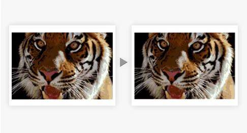 ドット絵のようなベクトルデータに変換