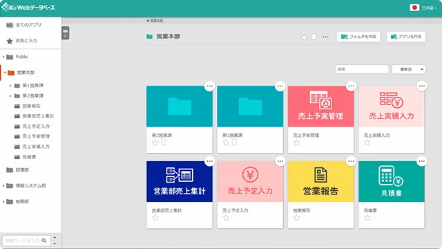 ログイン後の画面