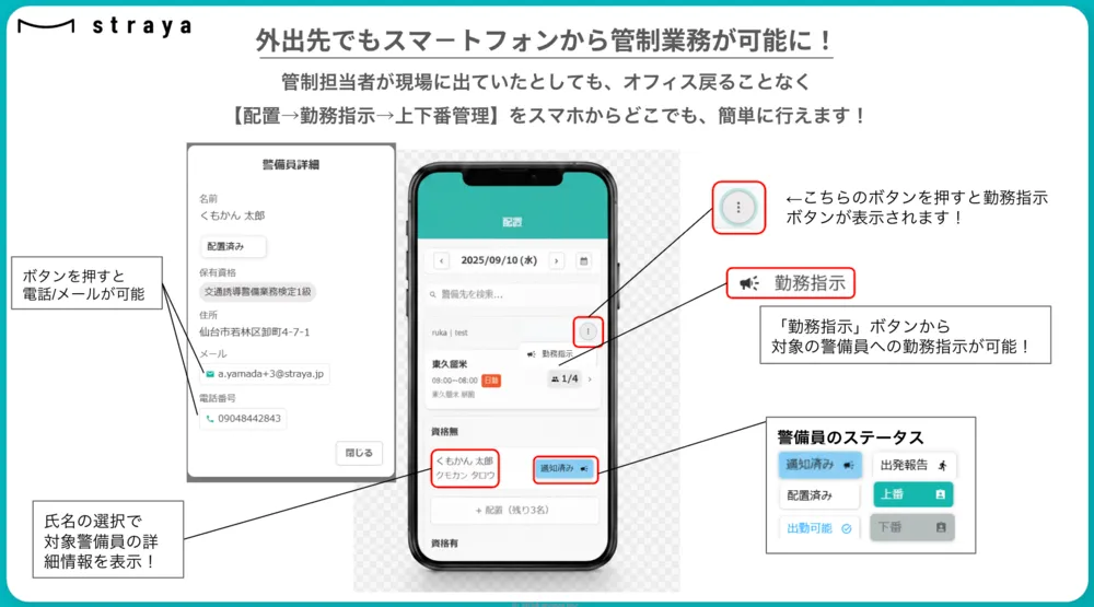 管制業務がどこでも簡単に