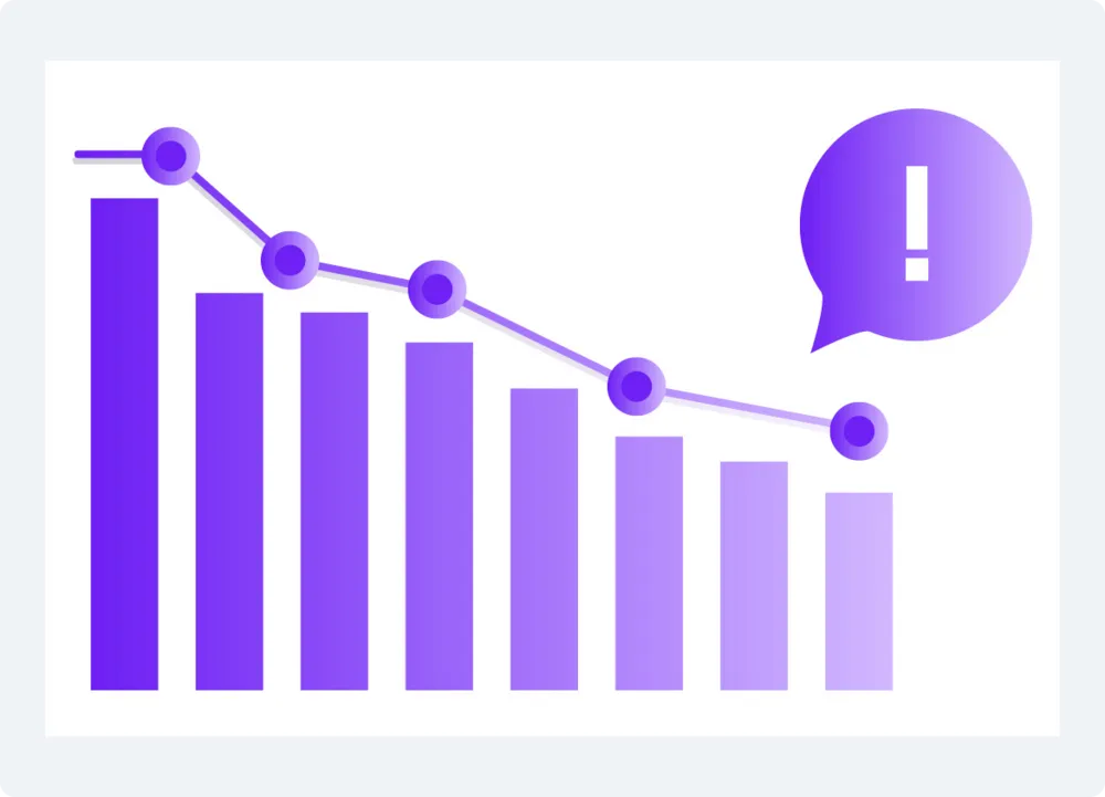 急な自然検索トラフィックの減少に対処することが可能