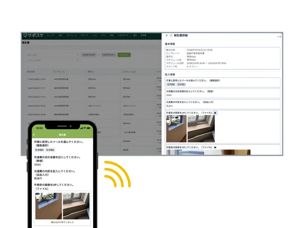 報告書機能
