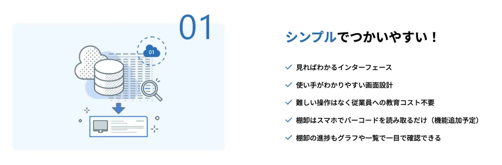 備品管理クラウドの強み①
