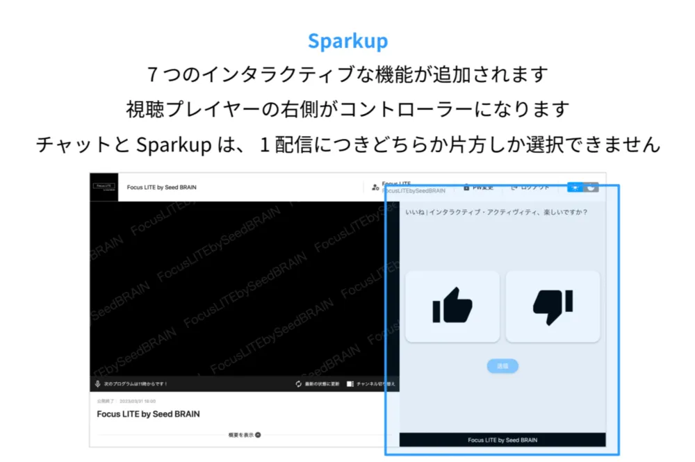インタラクティブなライブ配信でエンゲージメントを向上 | Sparku