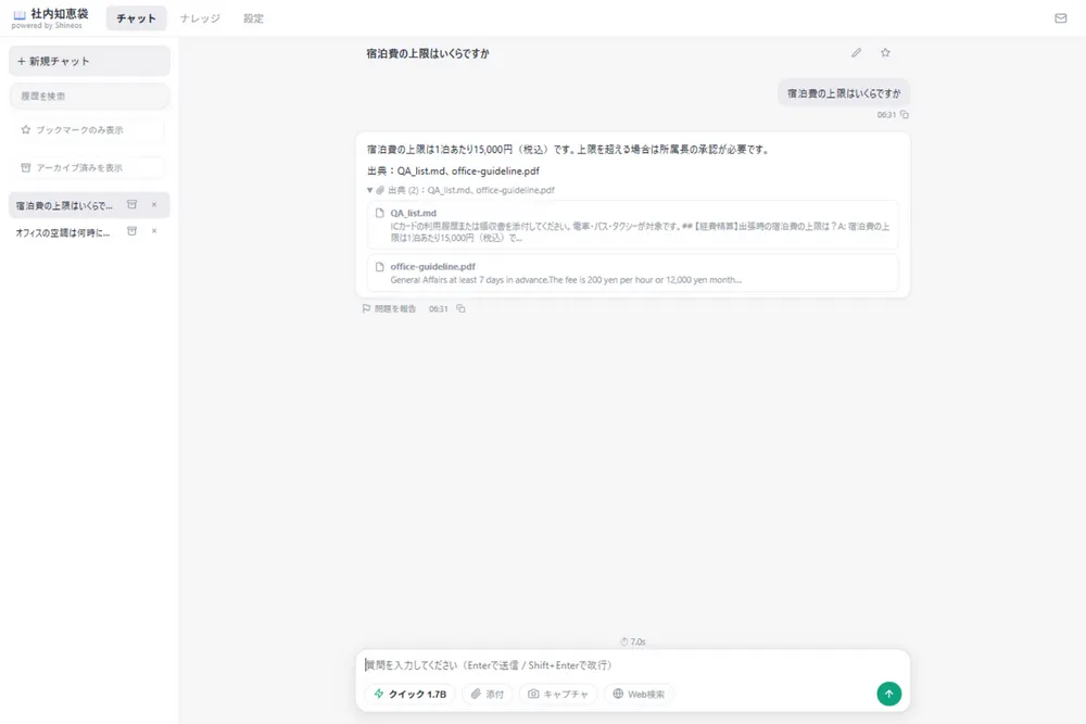 出典付きの回答