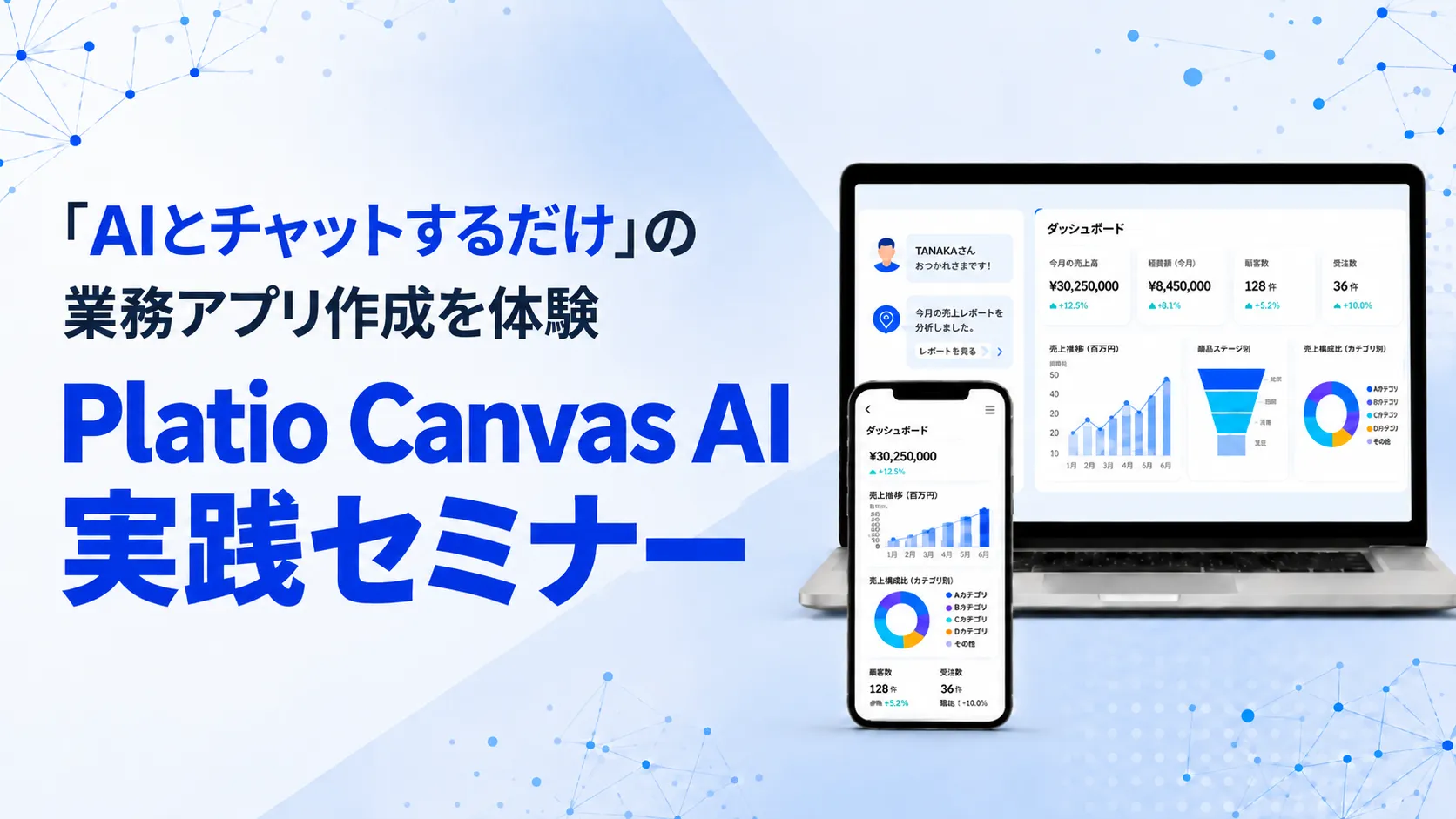 自社に最適な業務アプリを最短3分で作成！今すぐ体験する！