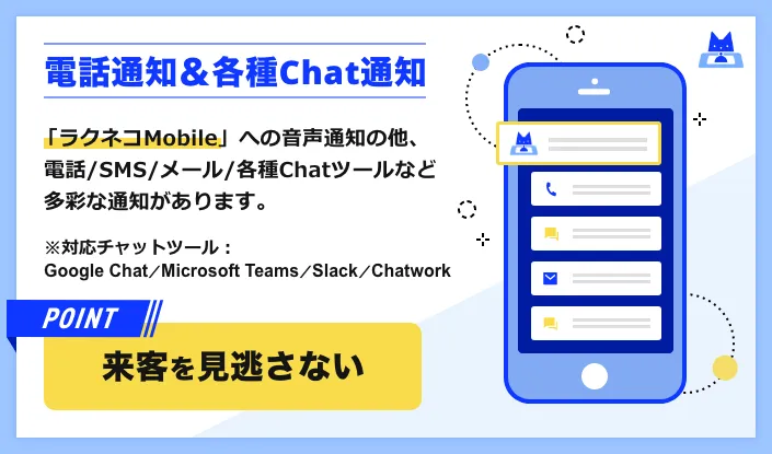 多様な受付通知