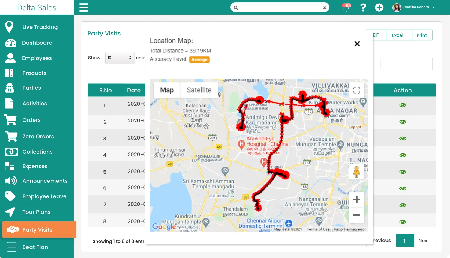 Location Tracking 