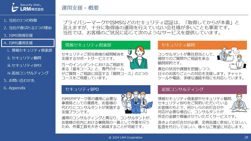 顧客課題やニーズにあわせて選べる4つの運用プランをご用意